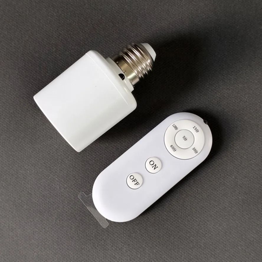 Smart Remote Control Lamp Holder with Timer Function
