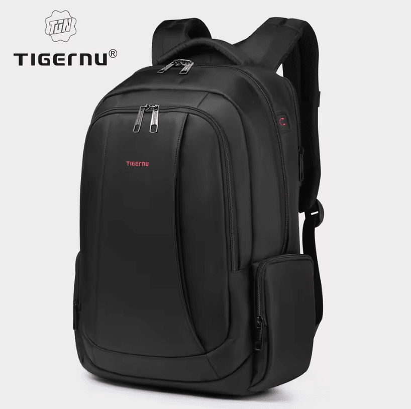 Tigernu Large Capacity Laptop Backpack for Men with Vacuum Compression Design – 14 15.61 7.3 Inch School and Travel Bag