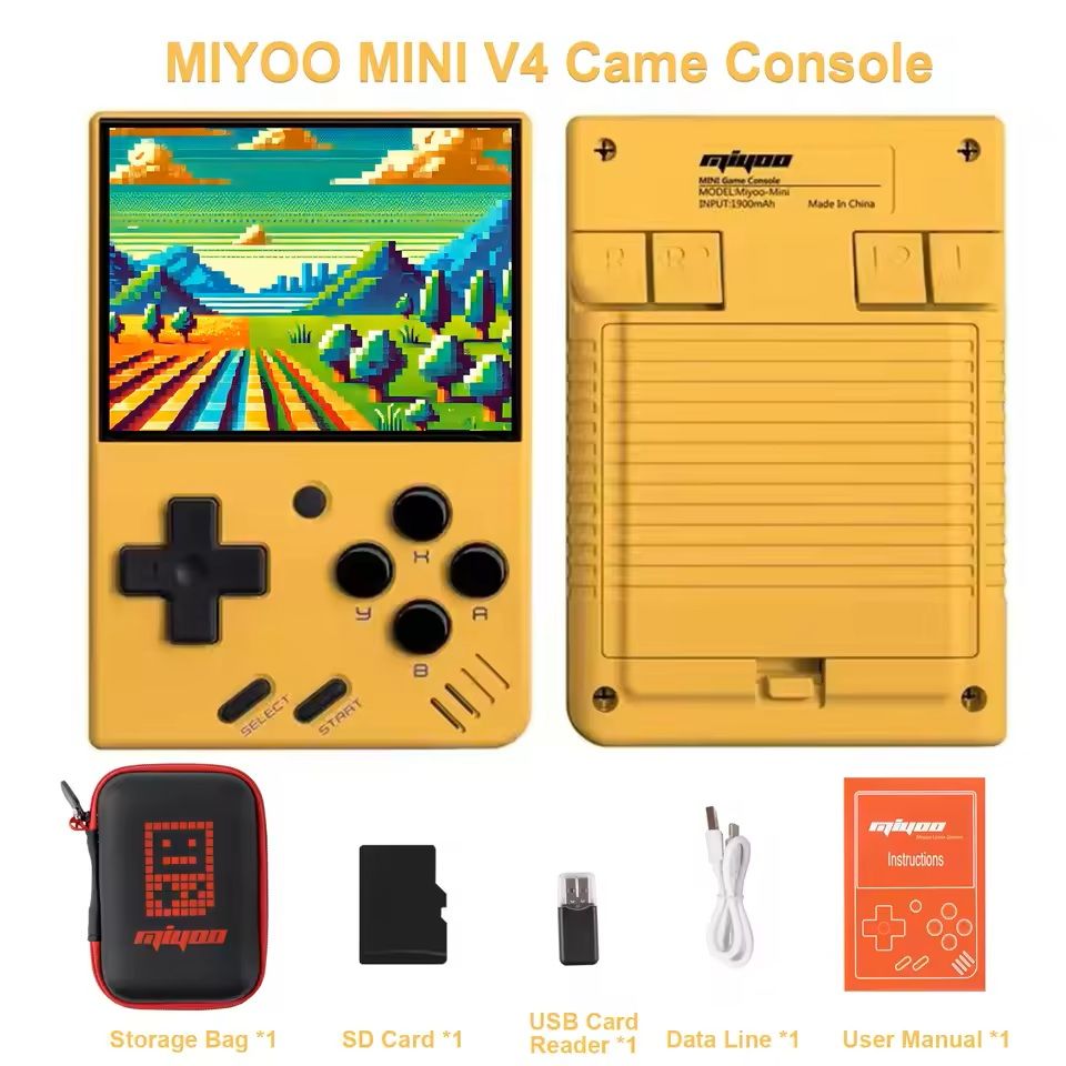 Mini Retro Handheld Gaming Console with 2.8-Inch IPS Screen and Linux OS