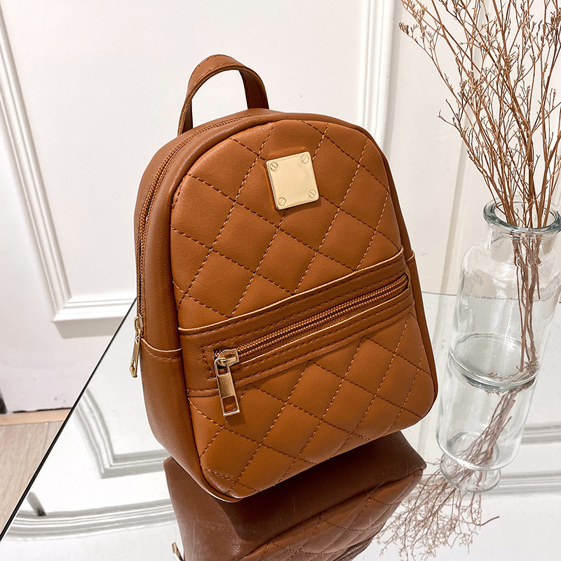 Floral Embroidered Backpack for Women Cute PU Leather Daypack