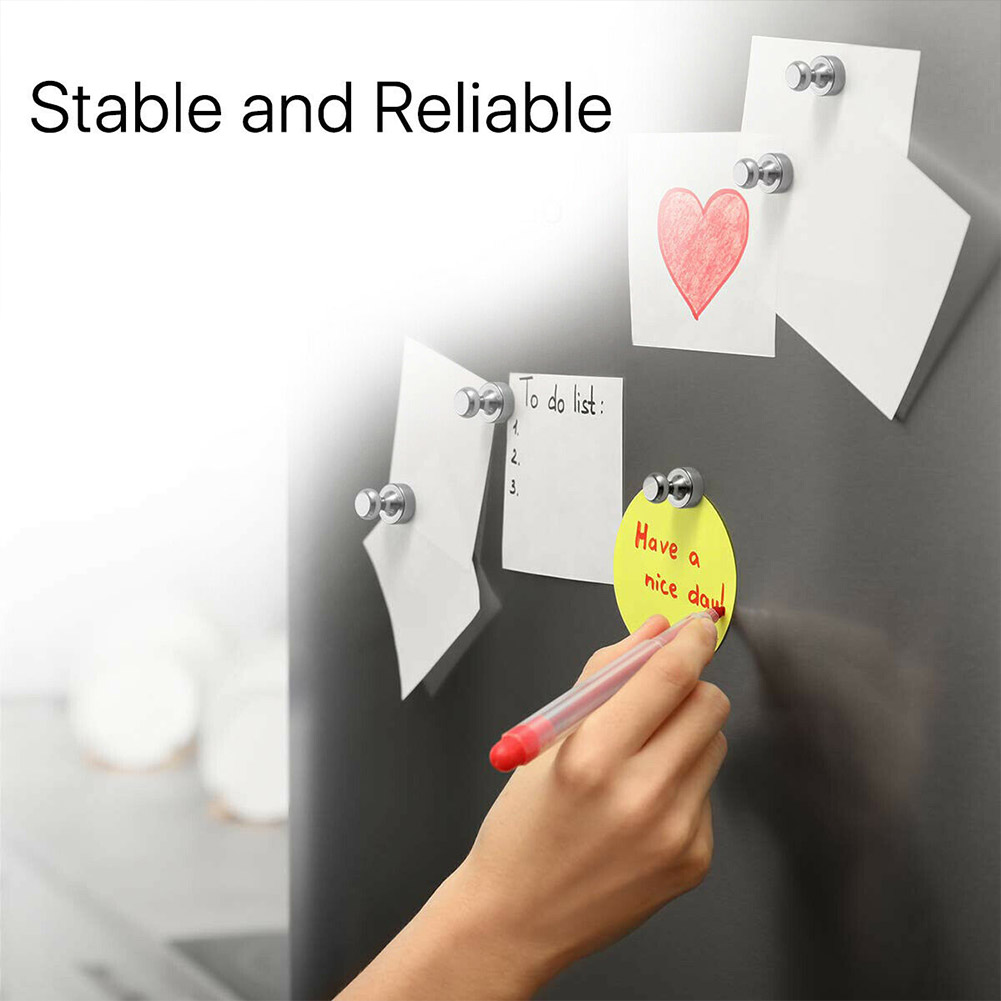 Pack Neodymium Magnetic Pins for Fridge and Home Storage