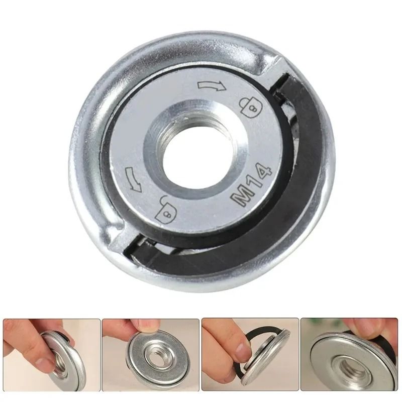 M14 Quick Release Self Locking Grinder Flange Nut Pressing Plate