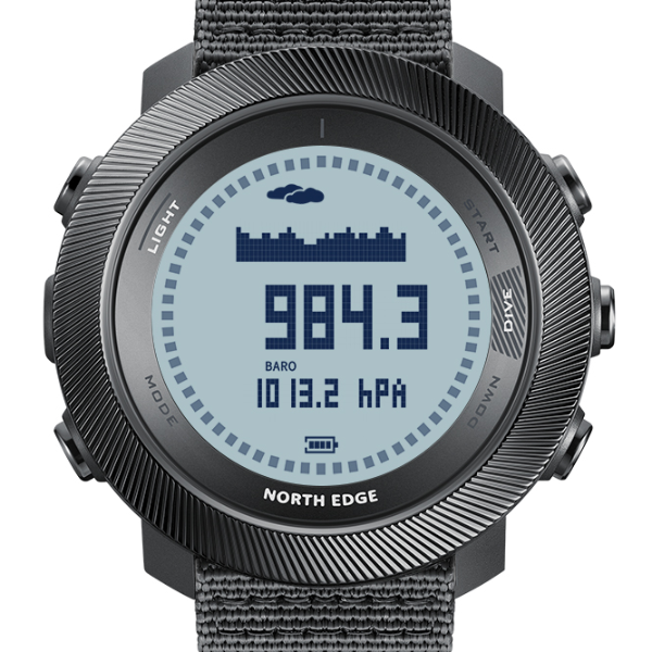 Men's Digital Dive Watch with Altimeter, Barometer, Compass & Waterproof