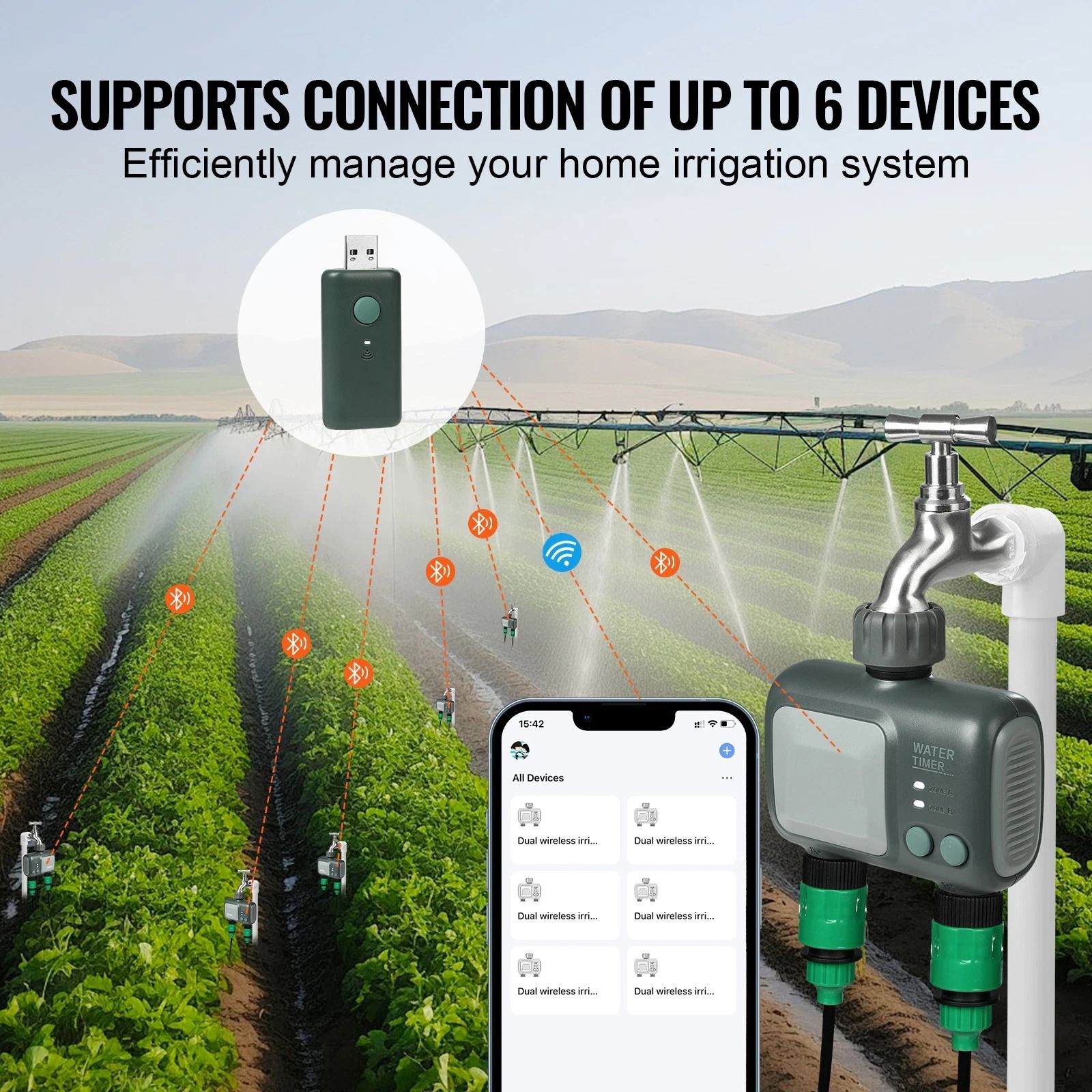 WiFi Sprinkler Timer Smart Hose Faucet Water Timer
