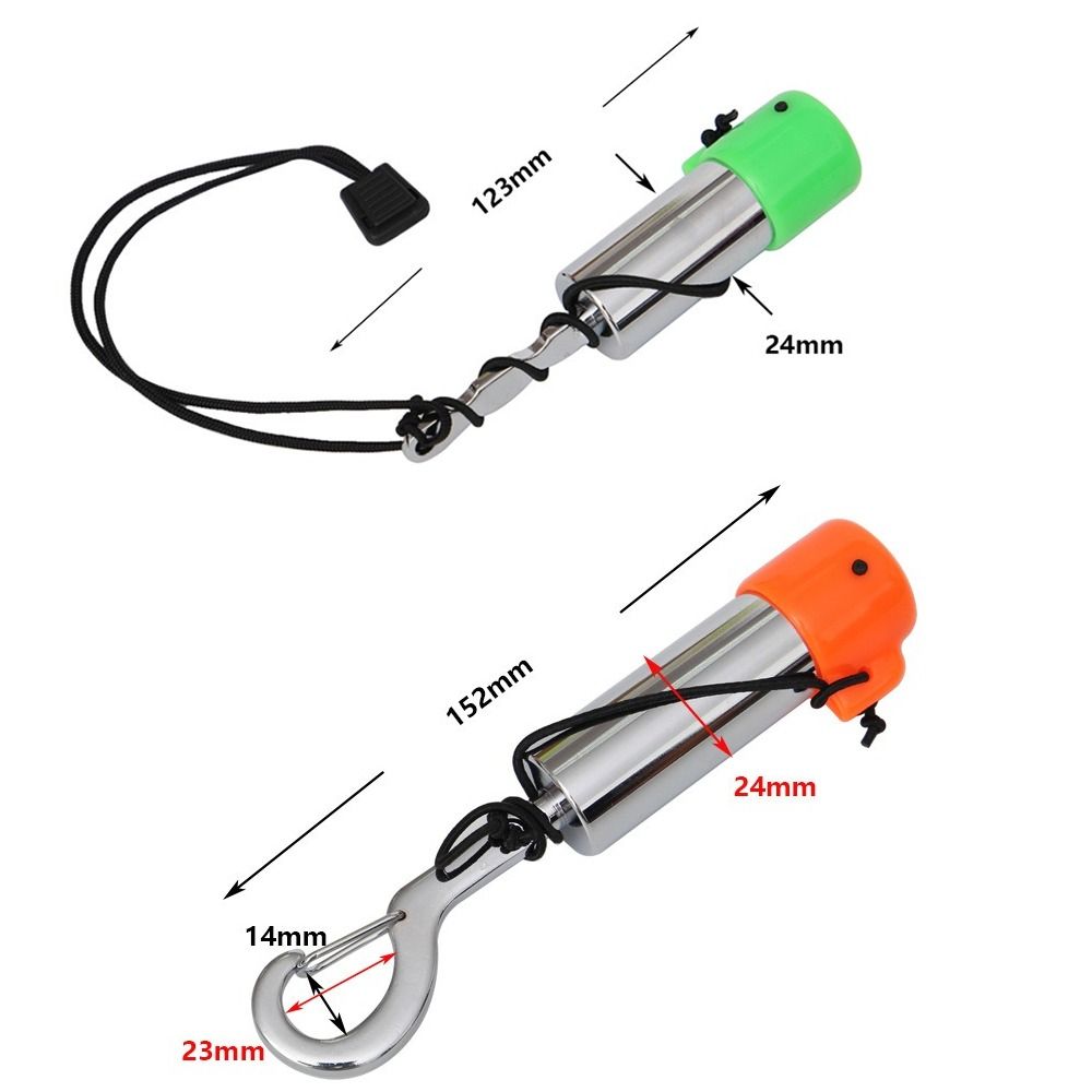 Multifunctional Scuba Diving Signal Shaker, Stainless Steel Signal Bell with Cap, Diving Rattle Noise Maker
