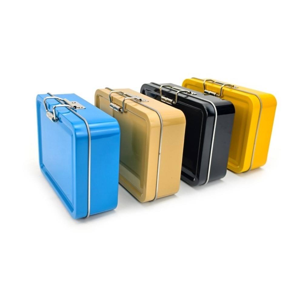 Durable Metal Fishing Gear Storage Box with Flip Cover Buckle