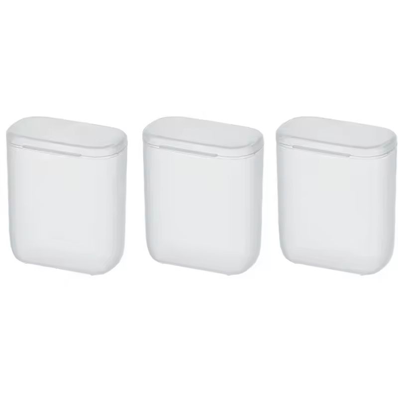 Portable Travel Cable Storage Box Mini Organizer with Lid for Phone Chargers, Cables & Small Accessories