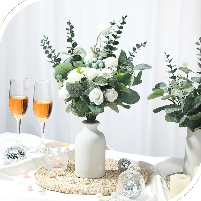 Artificial Eucalyptus Leaves Bulk Greenery Set