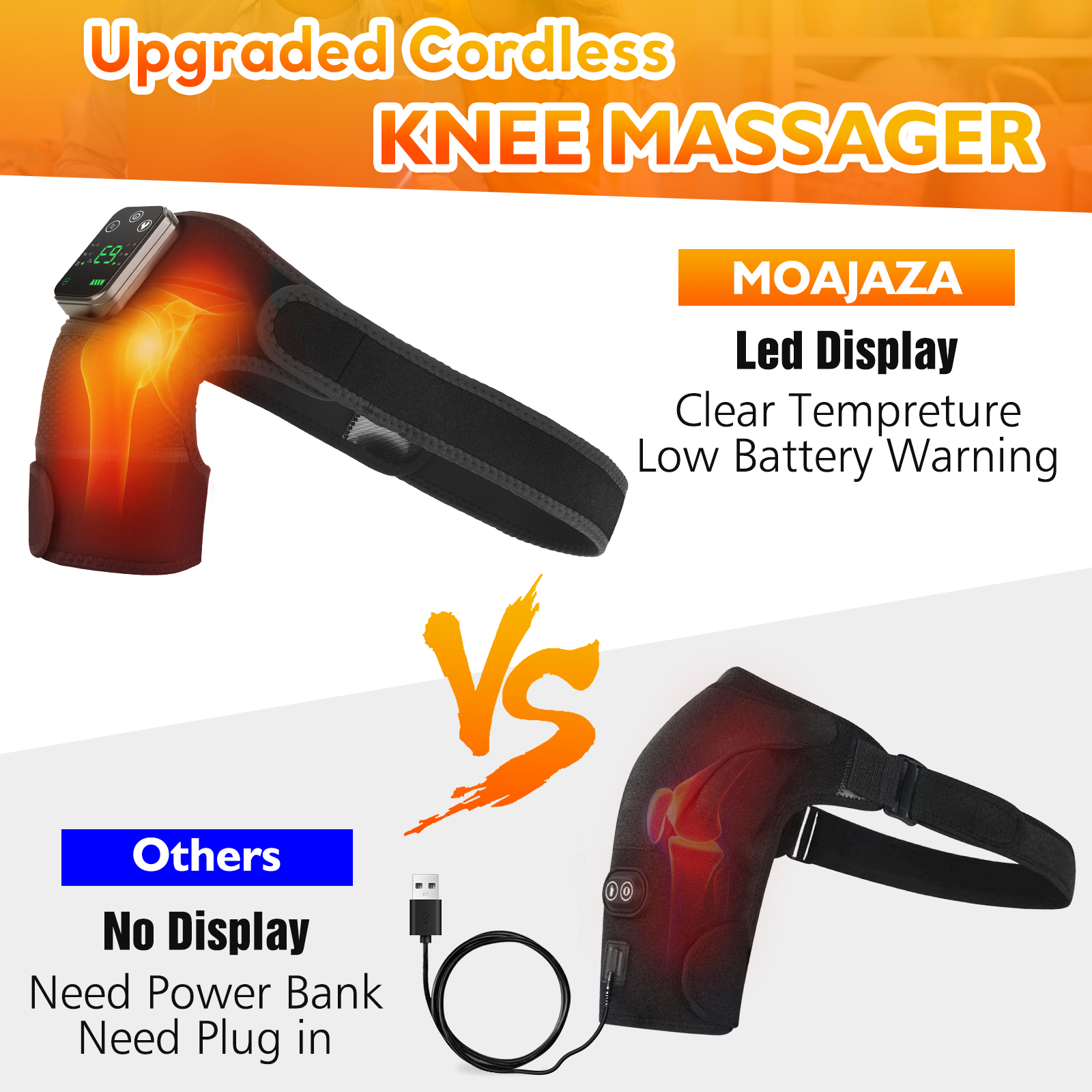 Heating Vibration Shoulder Brace for Pain Relief, Support, and Recovery