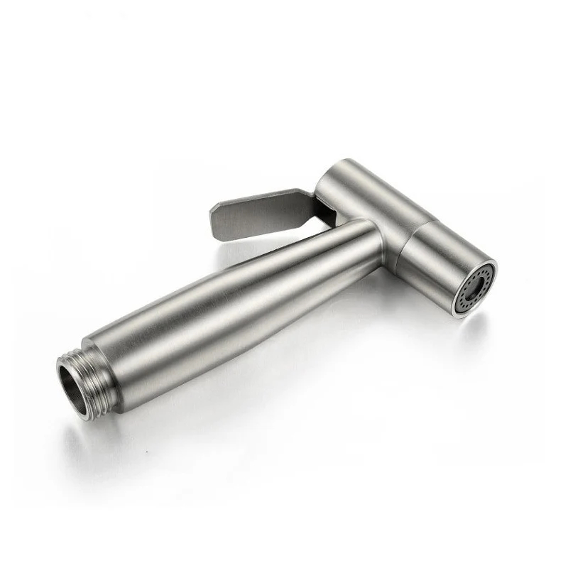 Stainless Steel Portable Toilet Spray Gun, Bathroom Flushing Device, Outdoor Cleaning Booster for Seat