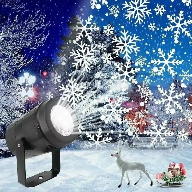 2025 LED Rotating Dynamic USB Projector Indoor Fairy Lights for Christmas and Home Decor