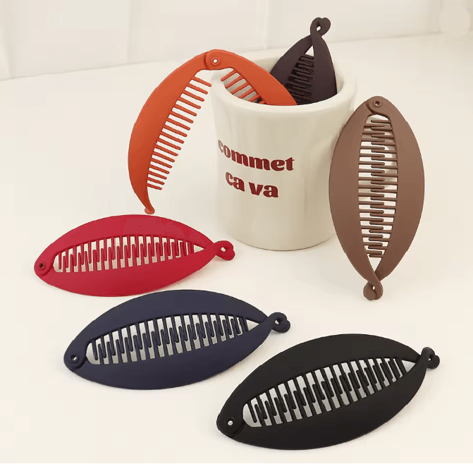 Matte Fish Shape Hair Claw Clip