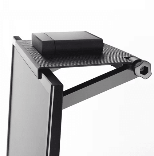 Punch-Free Router & Monitor Top Storage Rack Shelf