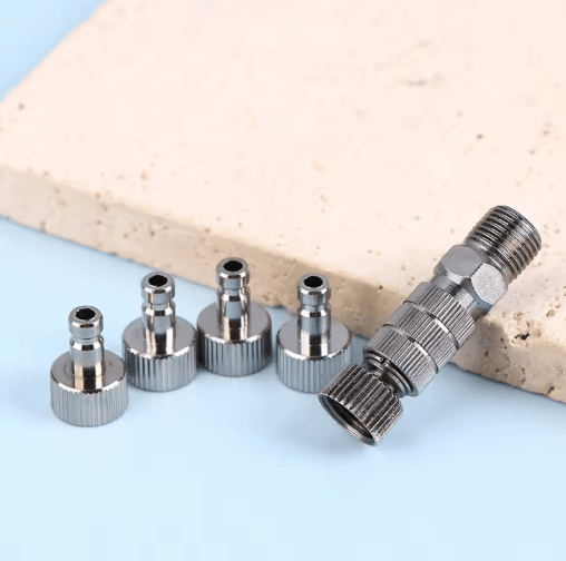 Airbrush Quick Disconnect Coupler Set 1 8 Inch Quick Release Adapter with 5 Male Fittings