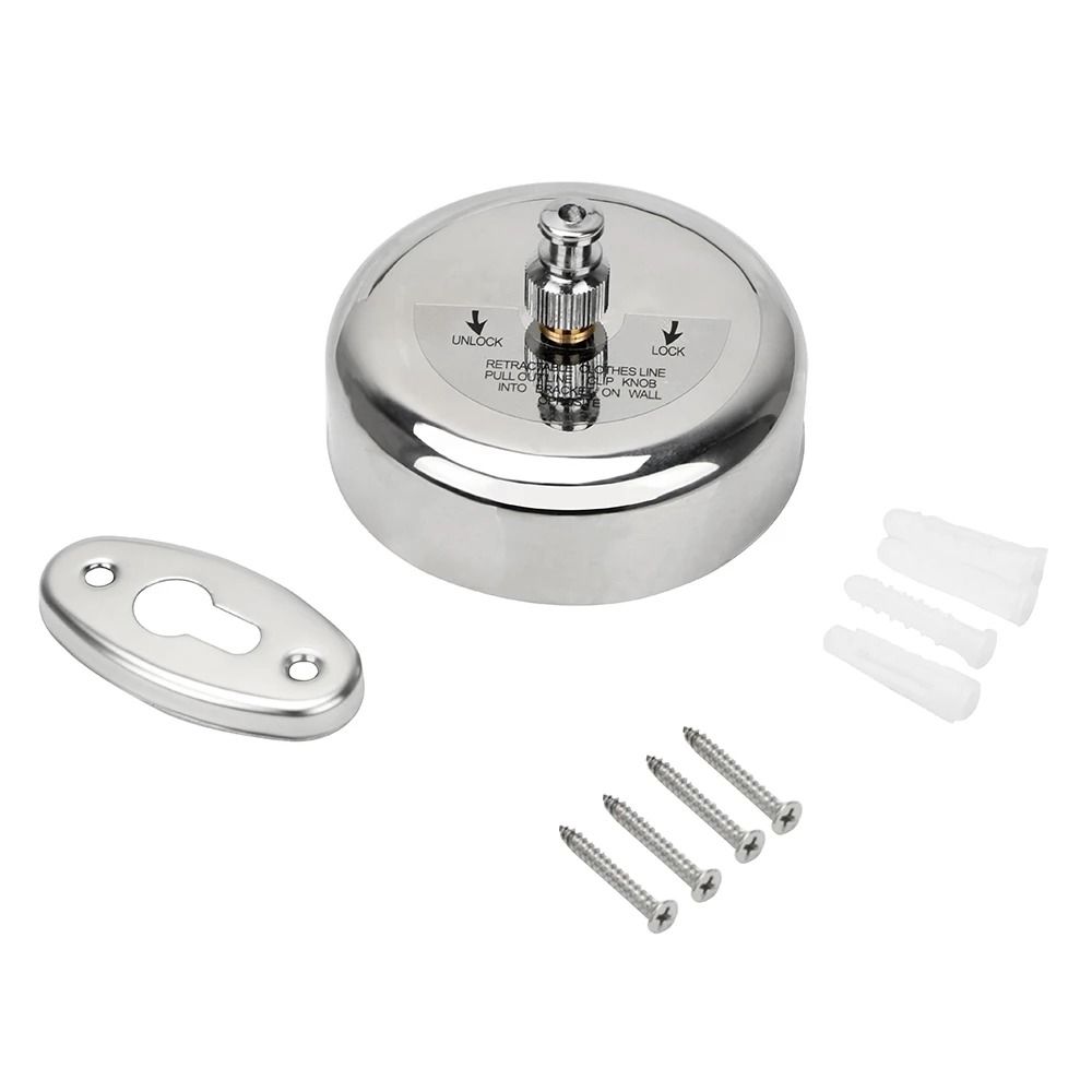 Retractable Clothesline Stainless Steel Wall Mounted Laundry Drying Rope