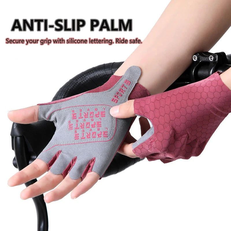 Professional Gym Fitness Gloves Breathable Anti-Slip Half-Finger for Cycling Fishing Training Men Women