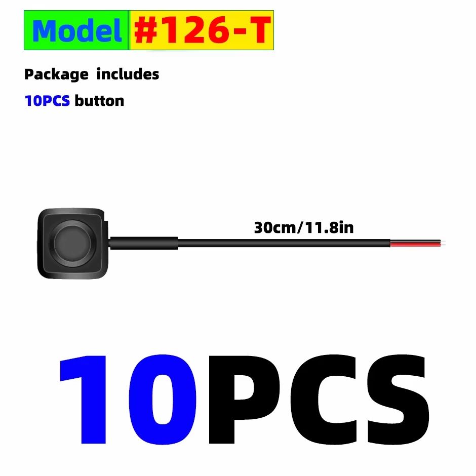 Mini Surface-Mount Momentary Push-Button On/Off Switch (12 V/24 V)