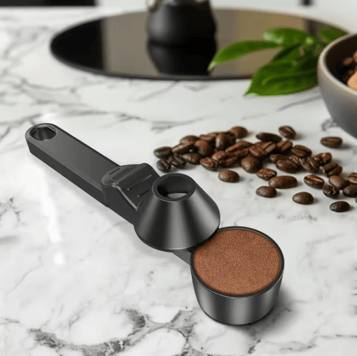 Creative Sliding Leakproof Coffee Scoop Protein Powder Measuring Spoon with Hanging Hole