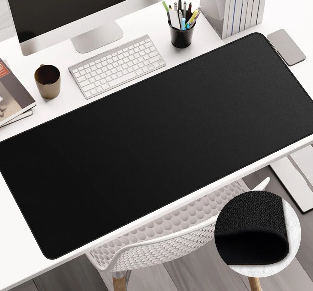 Large Anti Slip Mouse Pad Extended Desk Mat with Stitched Edges