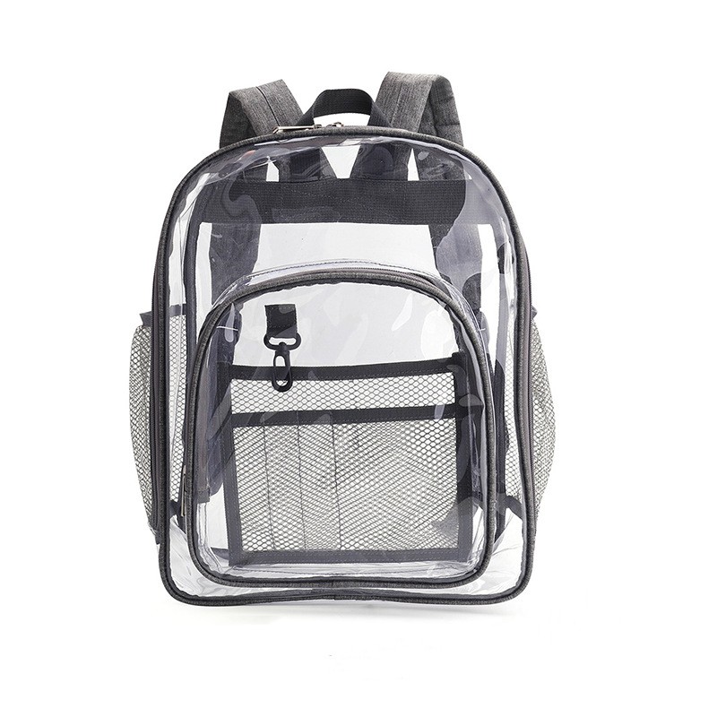 Waterproof Transparent Backpack Large Capacity School Travel Bag