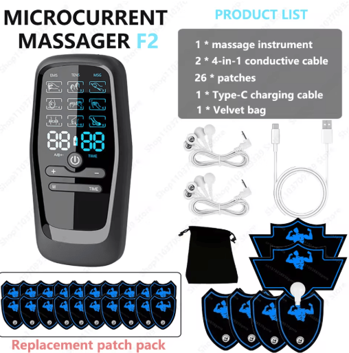Digital TENS & EMS Muscle Stimulator for Body Therapy and Massage