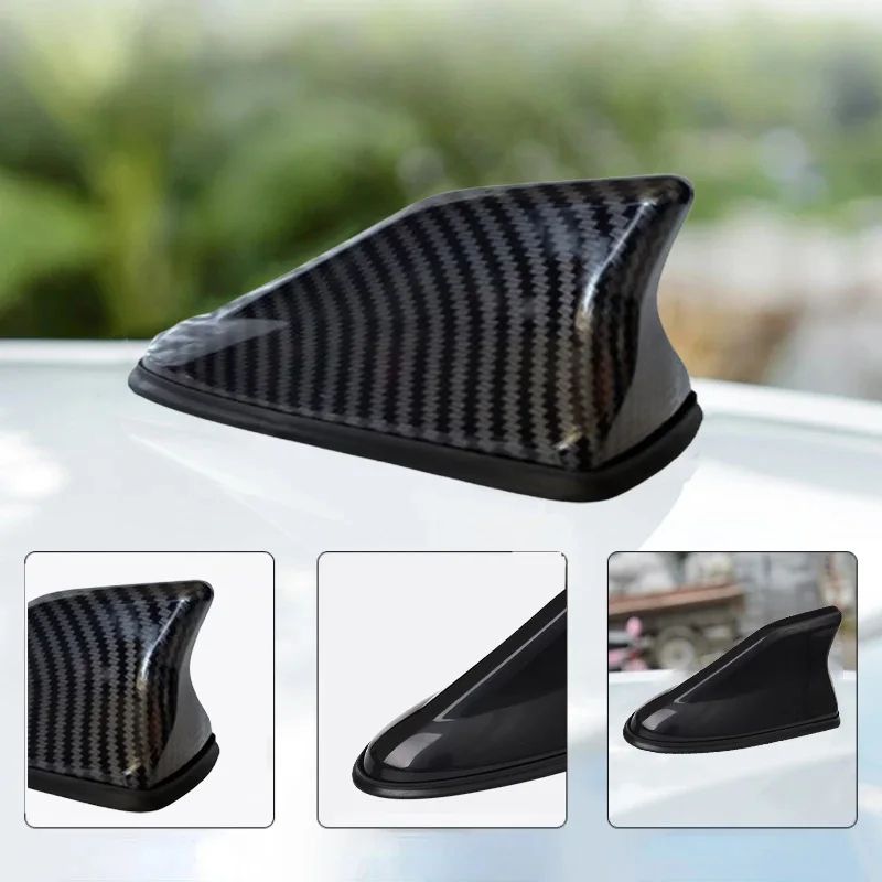 Universal Shark Fin Car Antenna – Sleek Roof Radio Aerial for Most Vehicles