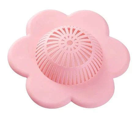 Silicone Hair Catcher Drain Cover – Suction Cup Shower & Bathtub Hair Blocker