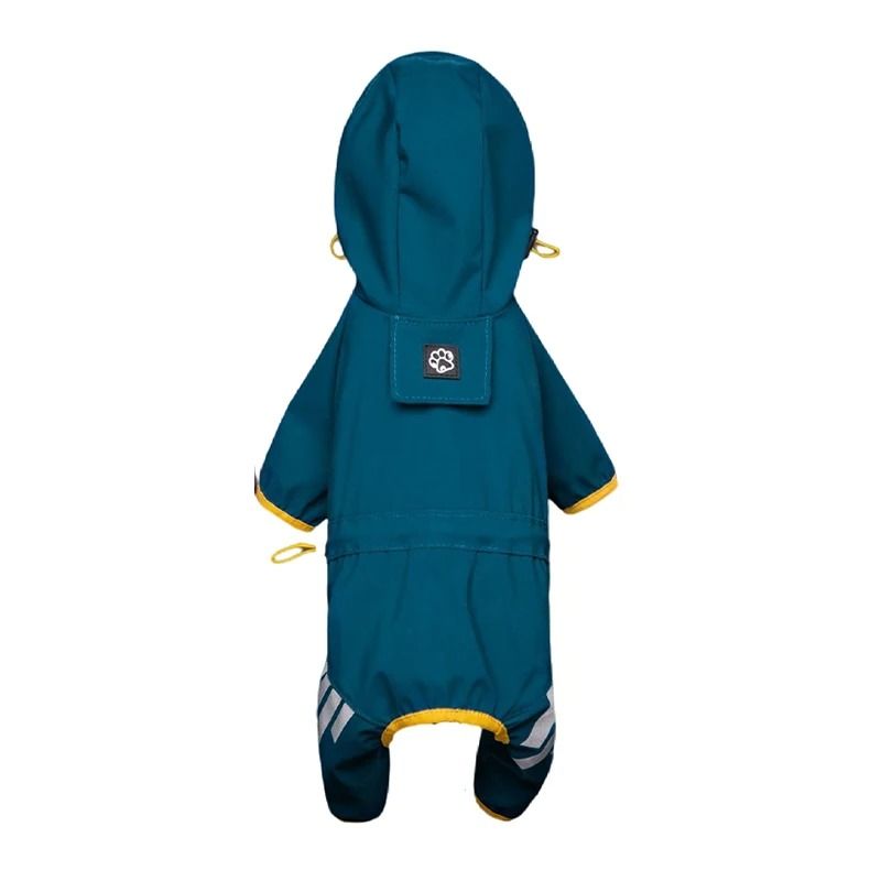 Reflective Waterproof Dog Raincoat with Full Coverage Design