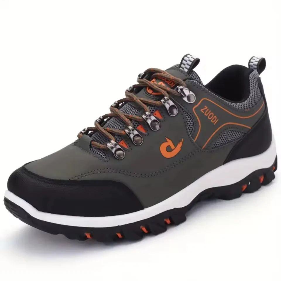 UrbanFlex mens leather sneakers – Lightweight Lace-Up Casual Walking Shoes