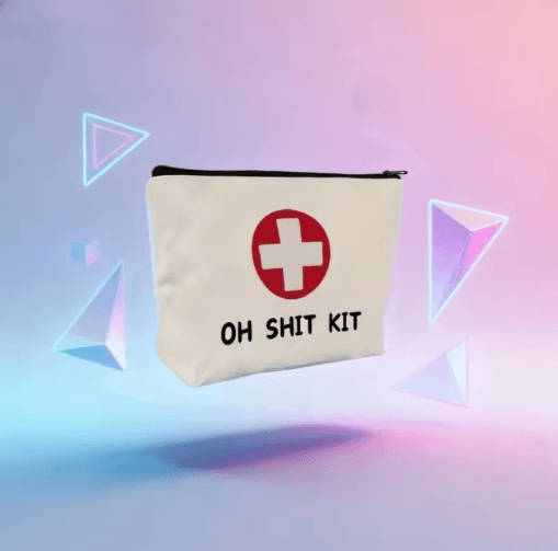 Canvas OH SHIT KIT Emergency First Aid and Travel Pouch
