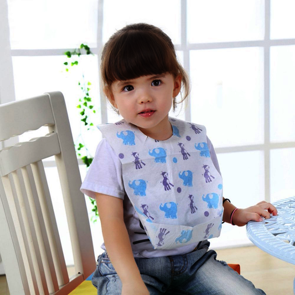 Waterproof Disposable Baby Bibs in Bulk
