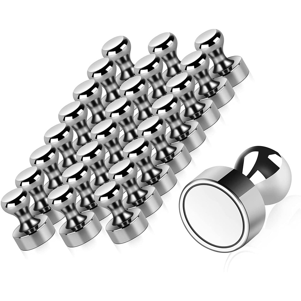 Pack Neodymium Magnetic Pins for Fridge and Home Storage