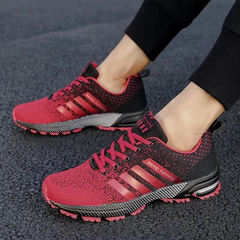 Breathable Men's Walking Shoes with Comfortable Anti Slip Design Eye Catching Street Board Shoes with Unique Color Match