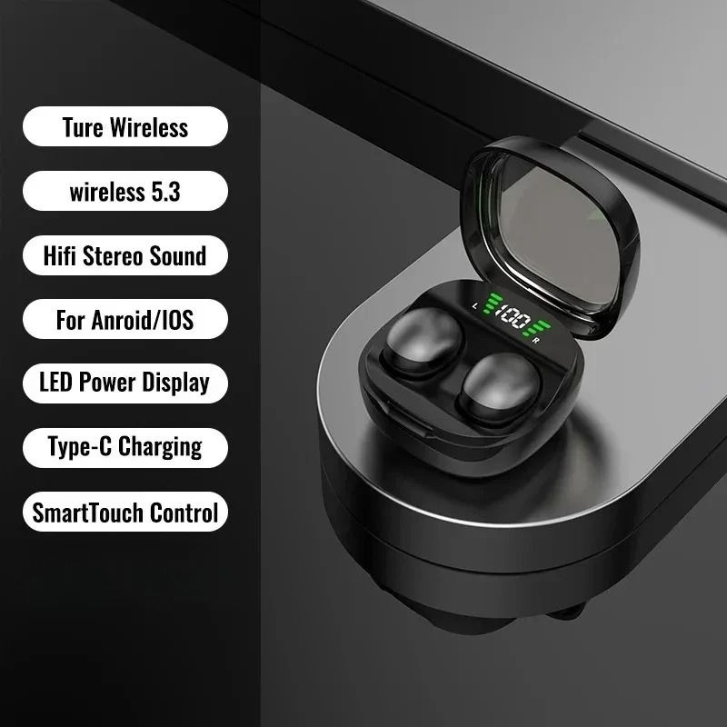 Mini Wireless Bluetooth Headset with HD Sound and Invisible In Ear Design
