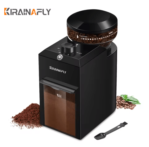 Electric Burr Coffee Grinder with 28 Adjustable Settings – Precision Grinder for Espresso, French Press & Drip Coffee