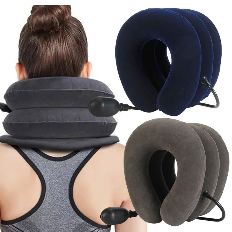Comfortable Inflatable Neck Stretcher Cervical Traction Neck Support Brace for Posture and Daily Relief