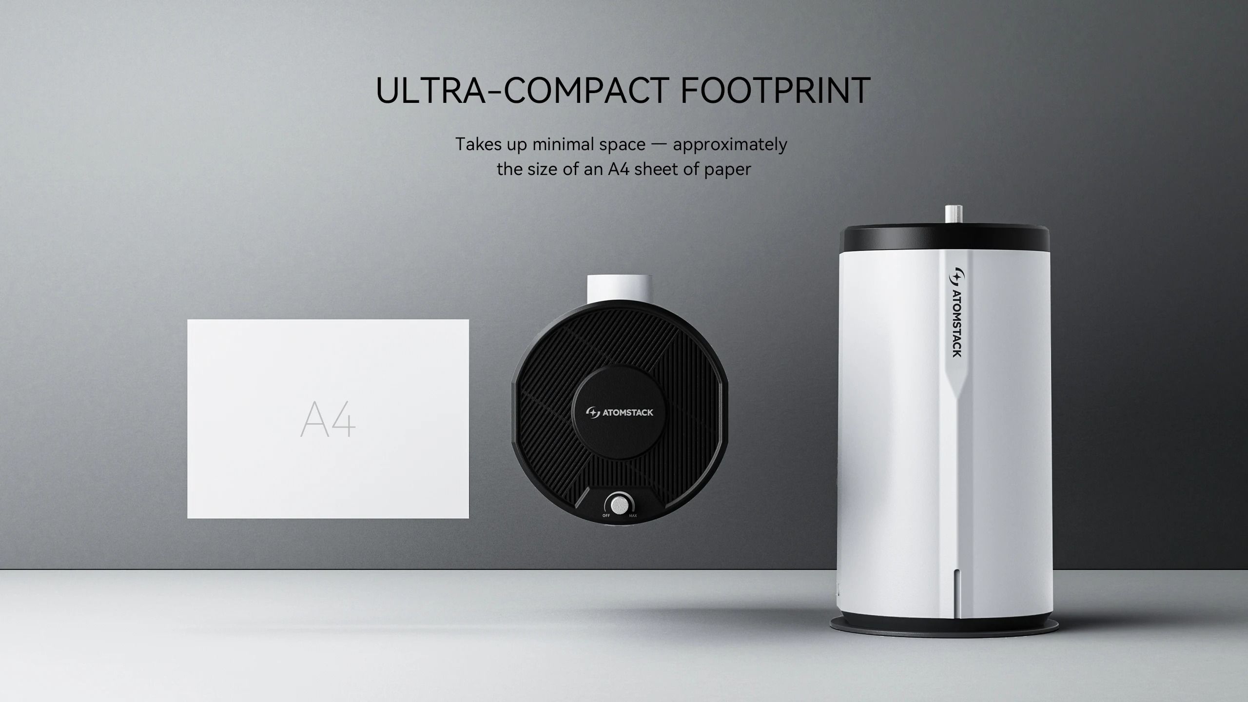 AtomStack D3 Laser Engraving Air Purifier | 5-Layer HEPA Filtration for PM2.5/PM10 Smoke Removal