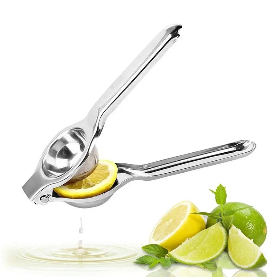 Stainless Steel Lemon Squeezer – Manual Hand Press Citrus Juicer