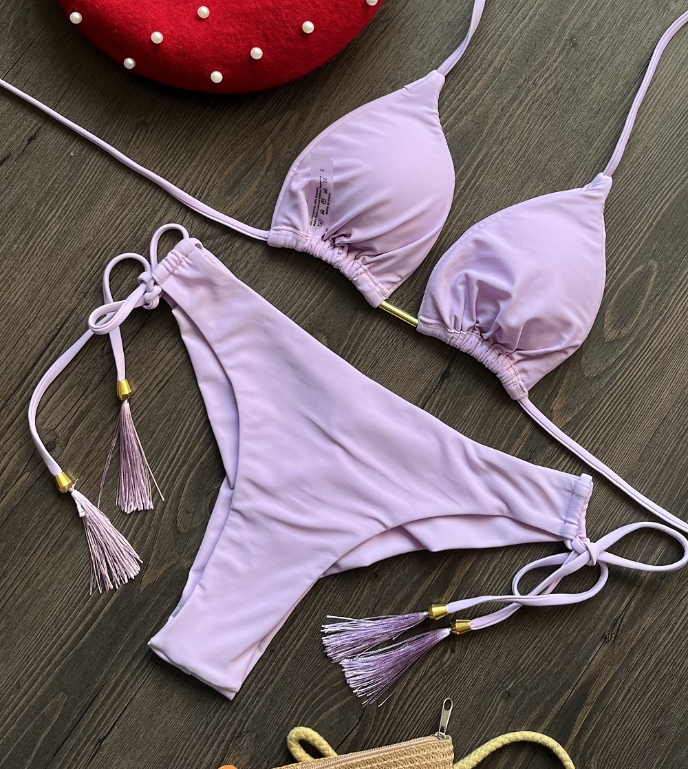 Brazilian Bikinis Swimwear, Triangle Bathing Suit for Women, Push Up Swimsuit, Beach Bikini Set