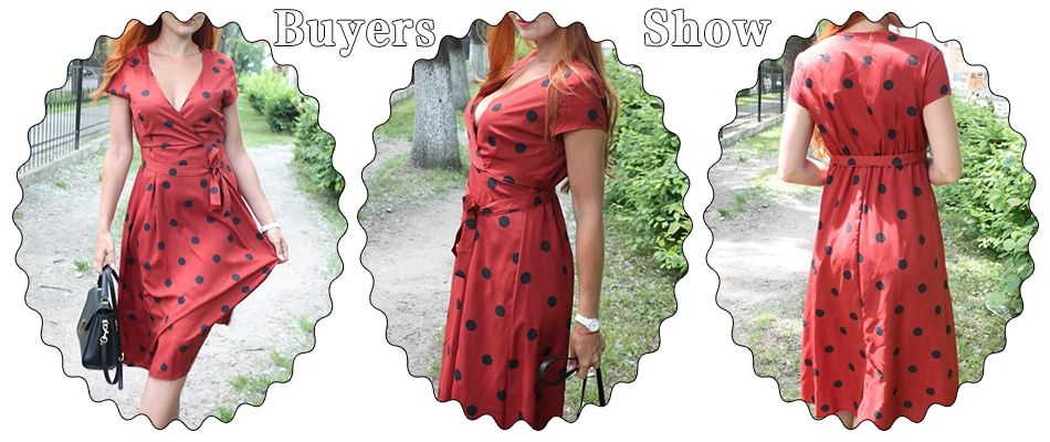 Women White Boho Polka Dot V Neck Summer Maxi Dress