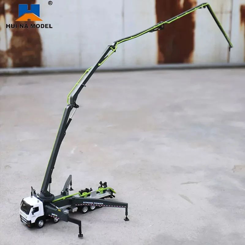Alloy Concrete Pump Truck Model