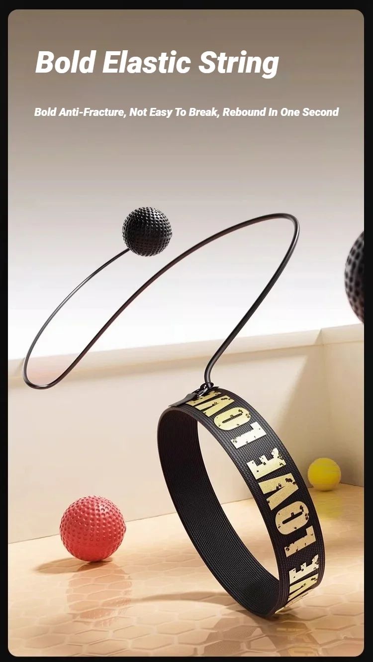 Head Mounted Boxing Speed Training Ball