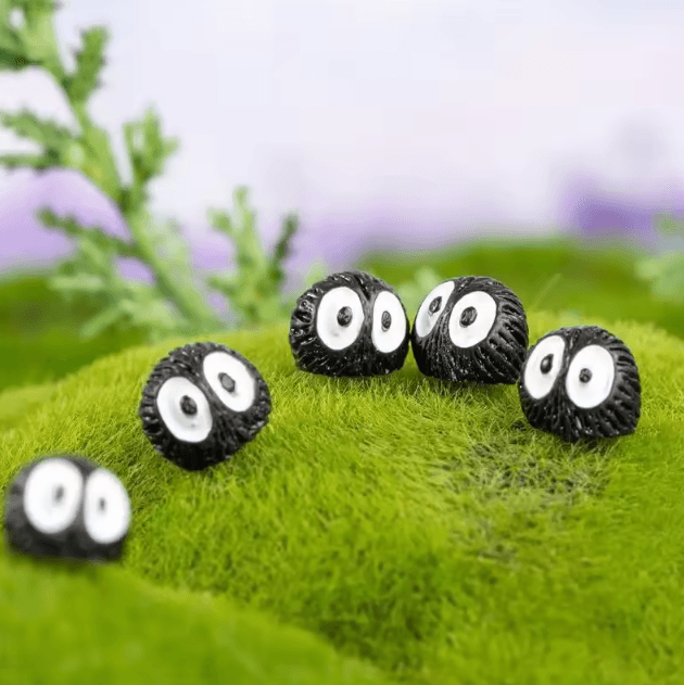 Mini Dust Ball Elf Figurines Set – Cute Resin Fairy Garden Micro Decor (10PCS)