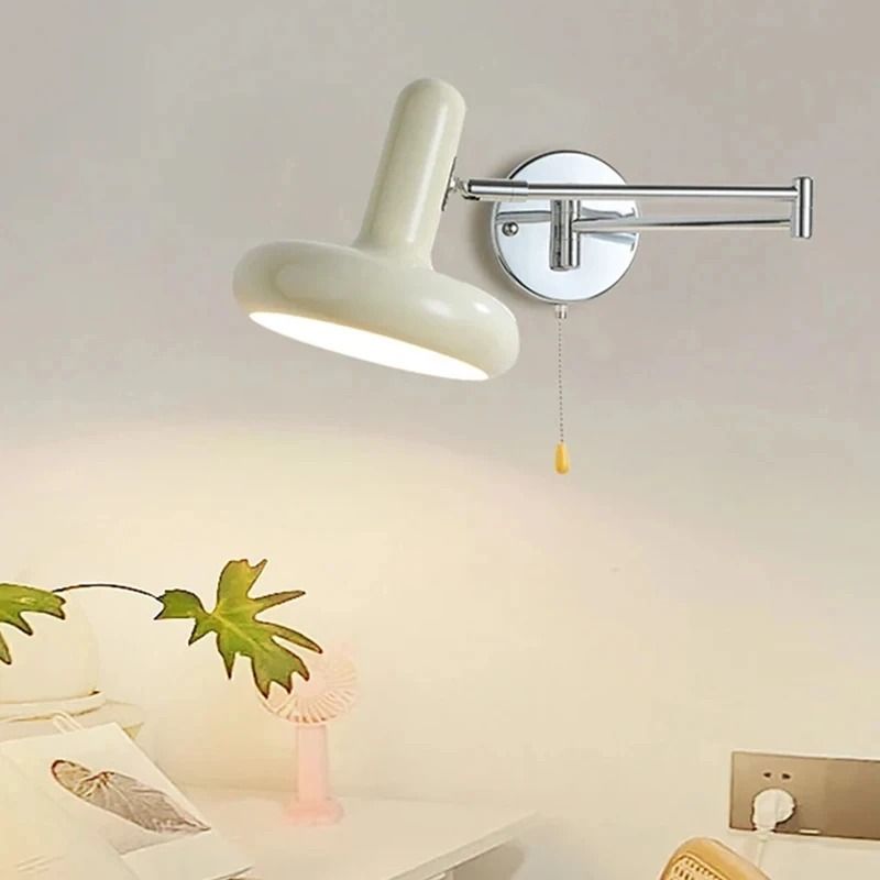 Nordic Modern Retractable Wall Lamp for Bedroom and Workspace