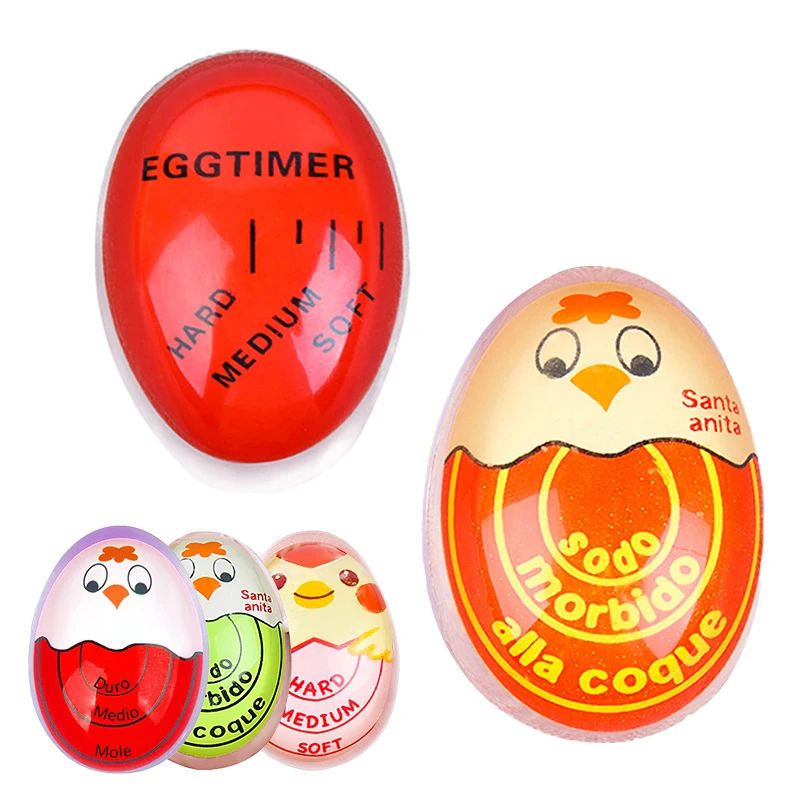 Color-Changing Egg Timer for Perfect Boiled Eggs – Soft, Medium & Hard Egg Cooker Timer