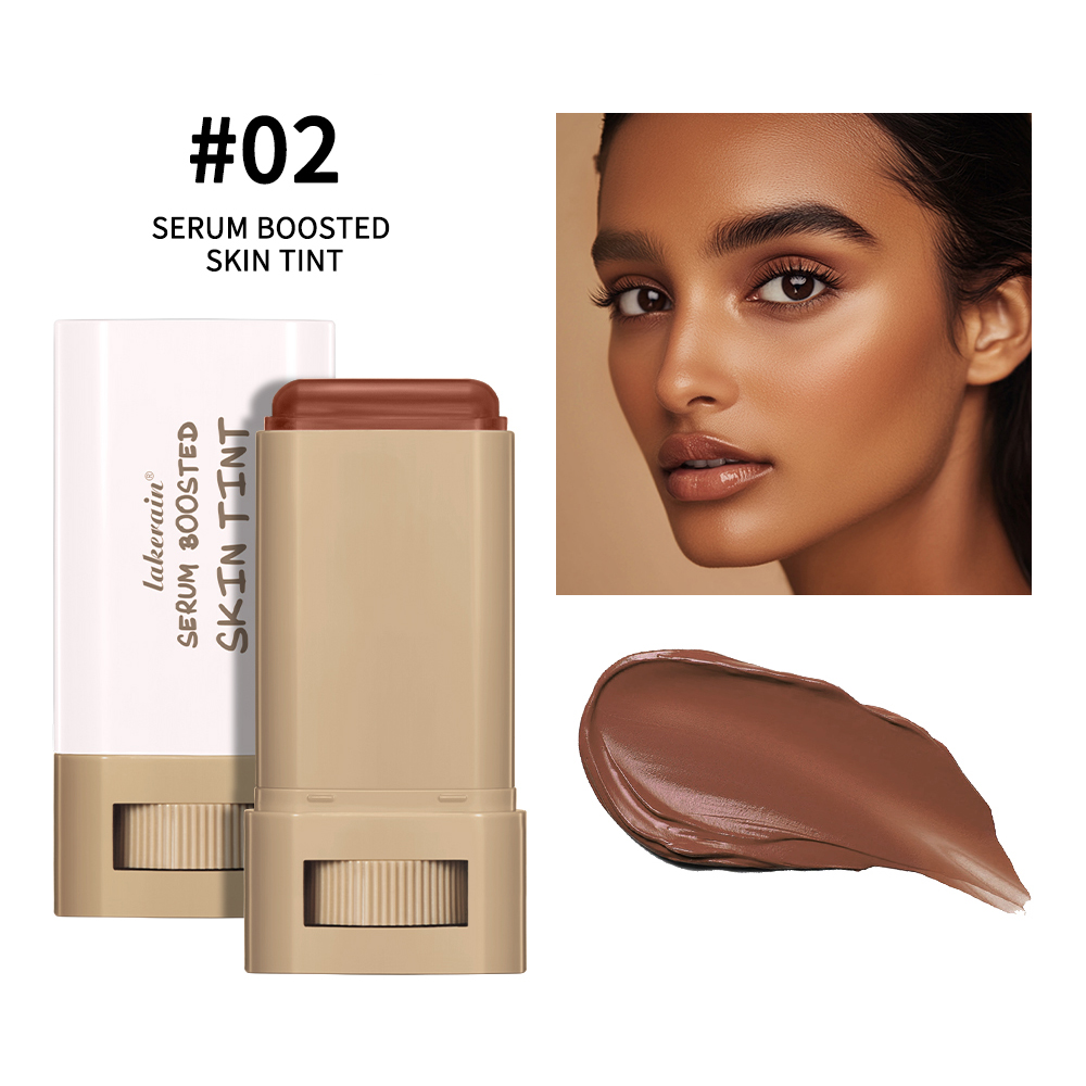 Waterproof Skin Tint Stick Nourishing Solid Tinted Serum Balm Foundation Face Contour Stick Makeup