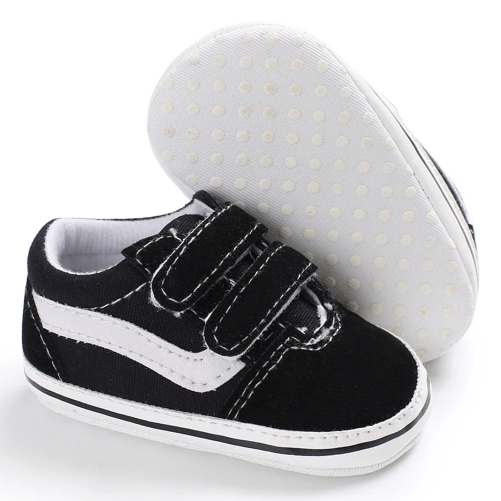 Soft Canvas Baby Walking Shoes with Flexible Sole