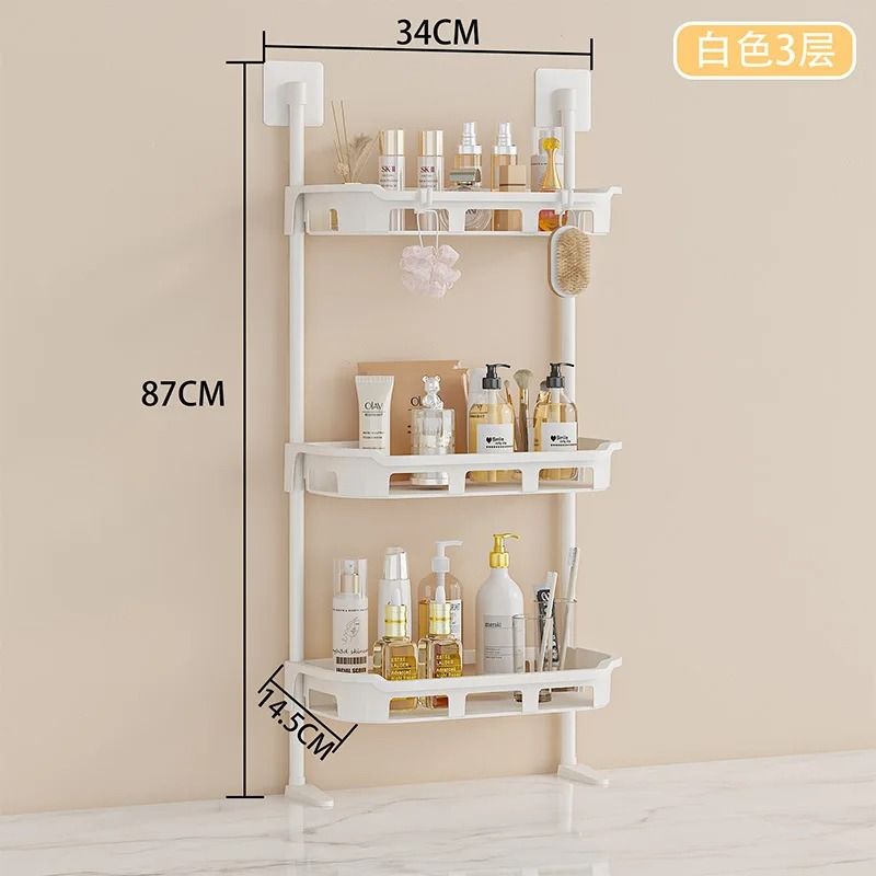 3 Tier Over the Toilet Storage Rack Space Saving Bathroom Organizer Shelf