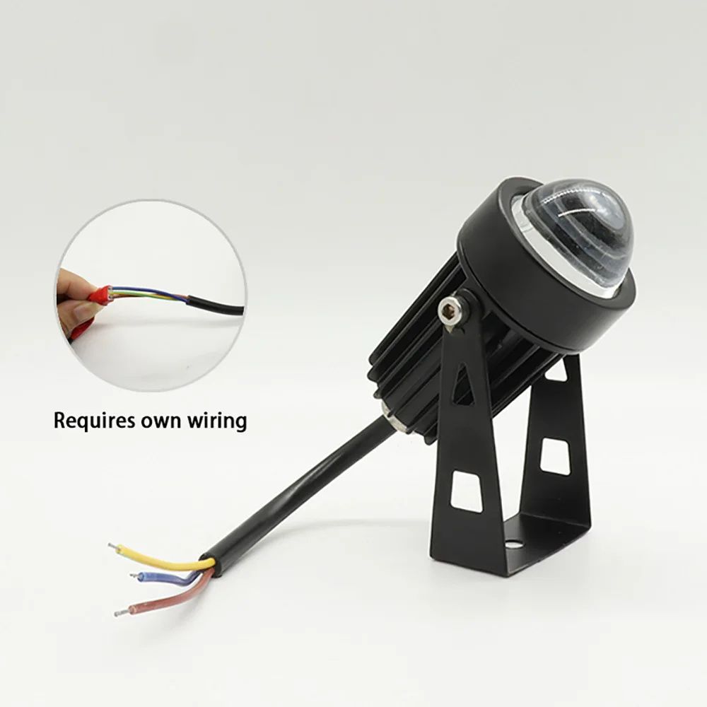 ColorBeam IP66 3W RGB Outdoor LED Spotlight – Waterproof Landscape Wall Light