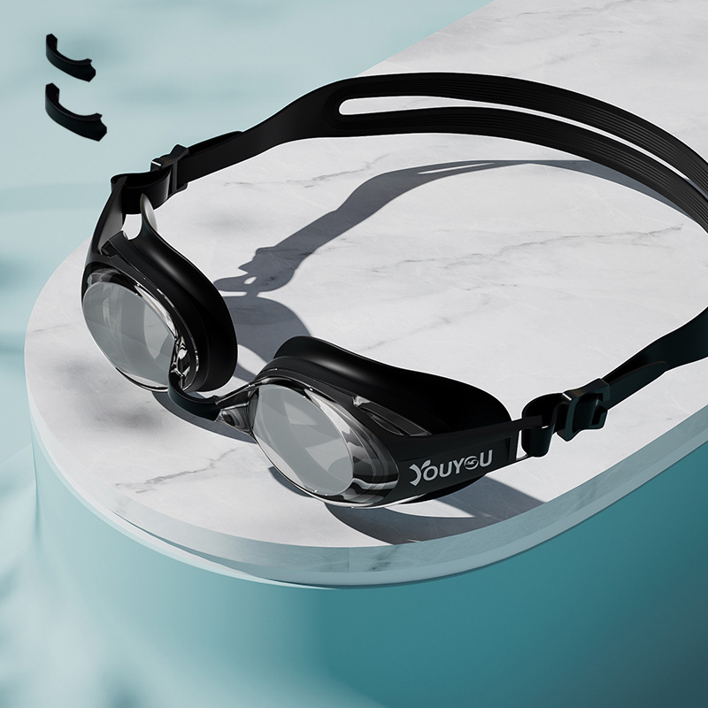 Clear View Anti Fog Adult Swim Goggles with UV Protection